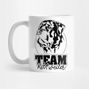 Rottweiler Team dog sport portrait gift Mug